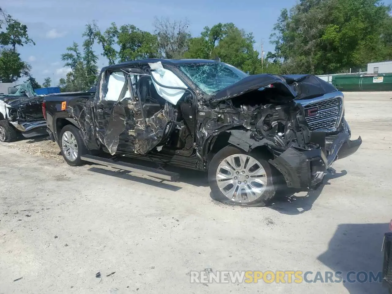 4 fotografías del automóvil dañado 1GTU9FEL3LZ164890 GMC SIERRA 2020