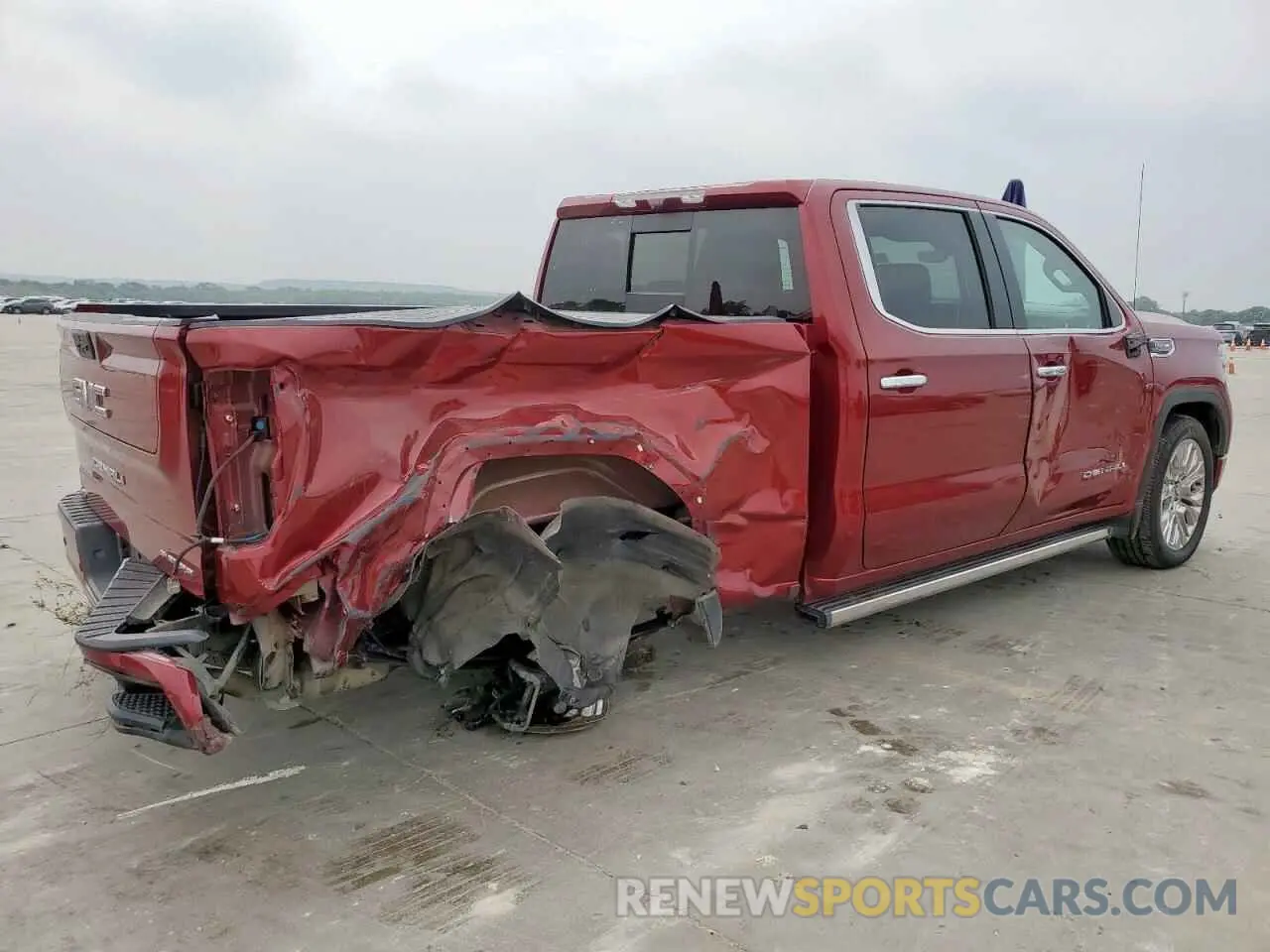 3 fotografías del automóvil dañado 1GTU9FEL3LZ194035 GMC SIERRA 2020