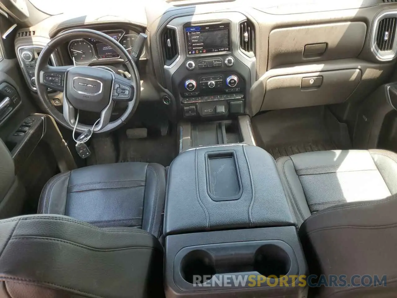 8 fotografías del automóvil dañado 1GTU9FEL8LZ107794 GMC SIERRA 2020