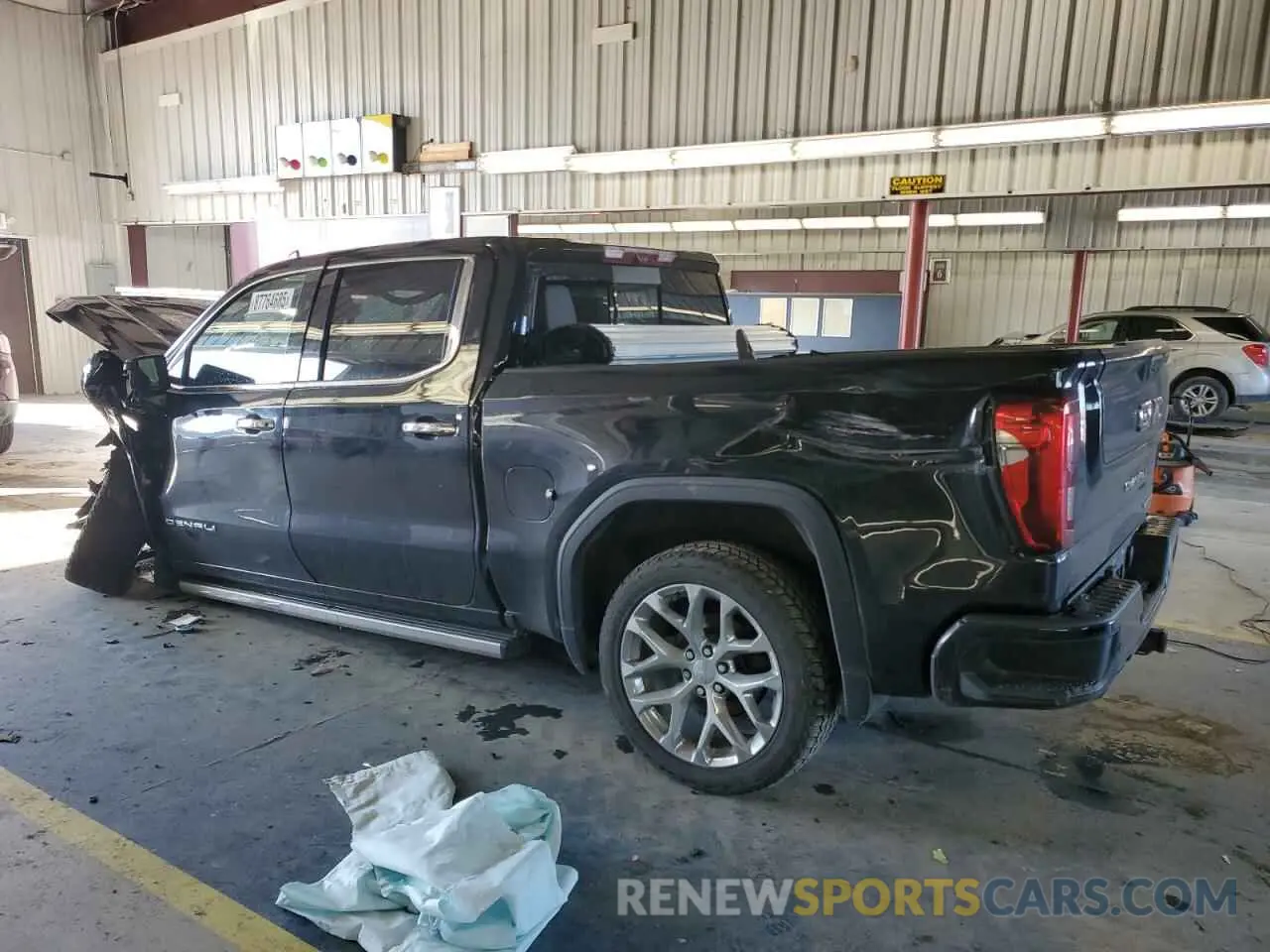 2 fotografías del automóvil dañado 1GTU9FELXLZ116416 GMC SIERRA 2020