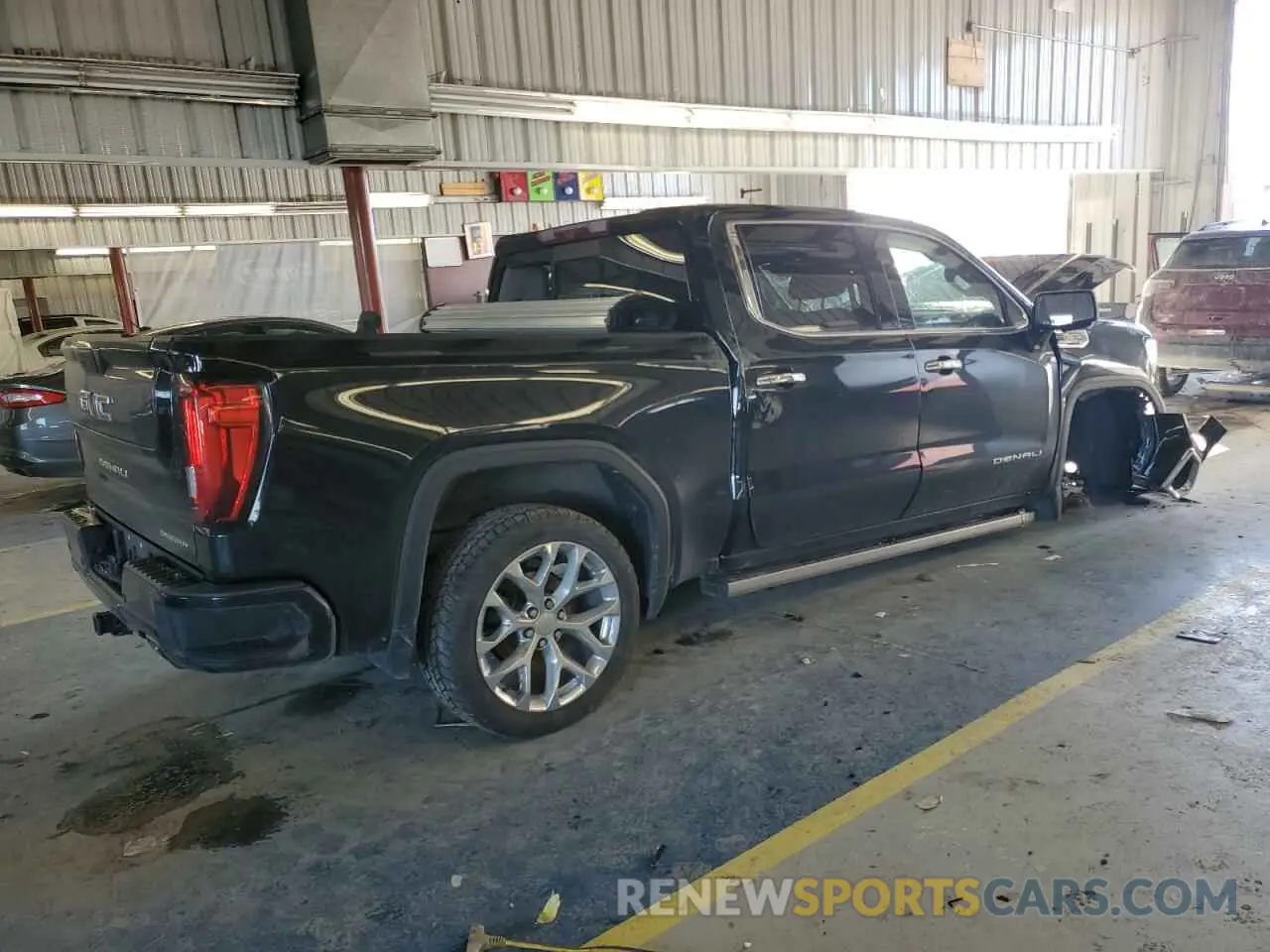 3 fotografías del automóvil dañado 1GTU9FELXLZ116416 GMC SIERRA 2020
