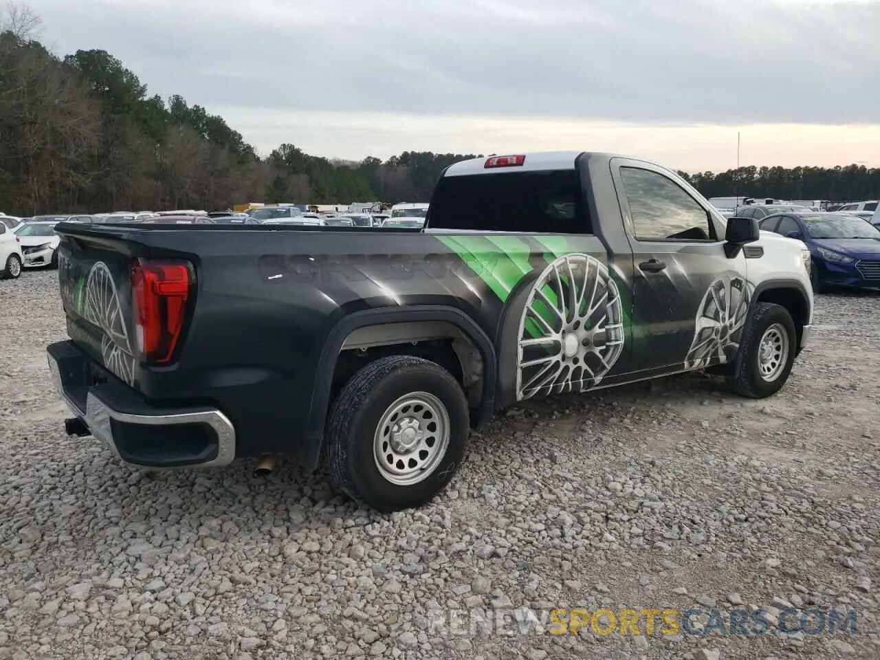 3 fotografías del automóvil dañado 3GTN8AEF0LG214844 GMC SIERRA 2020