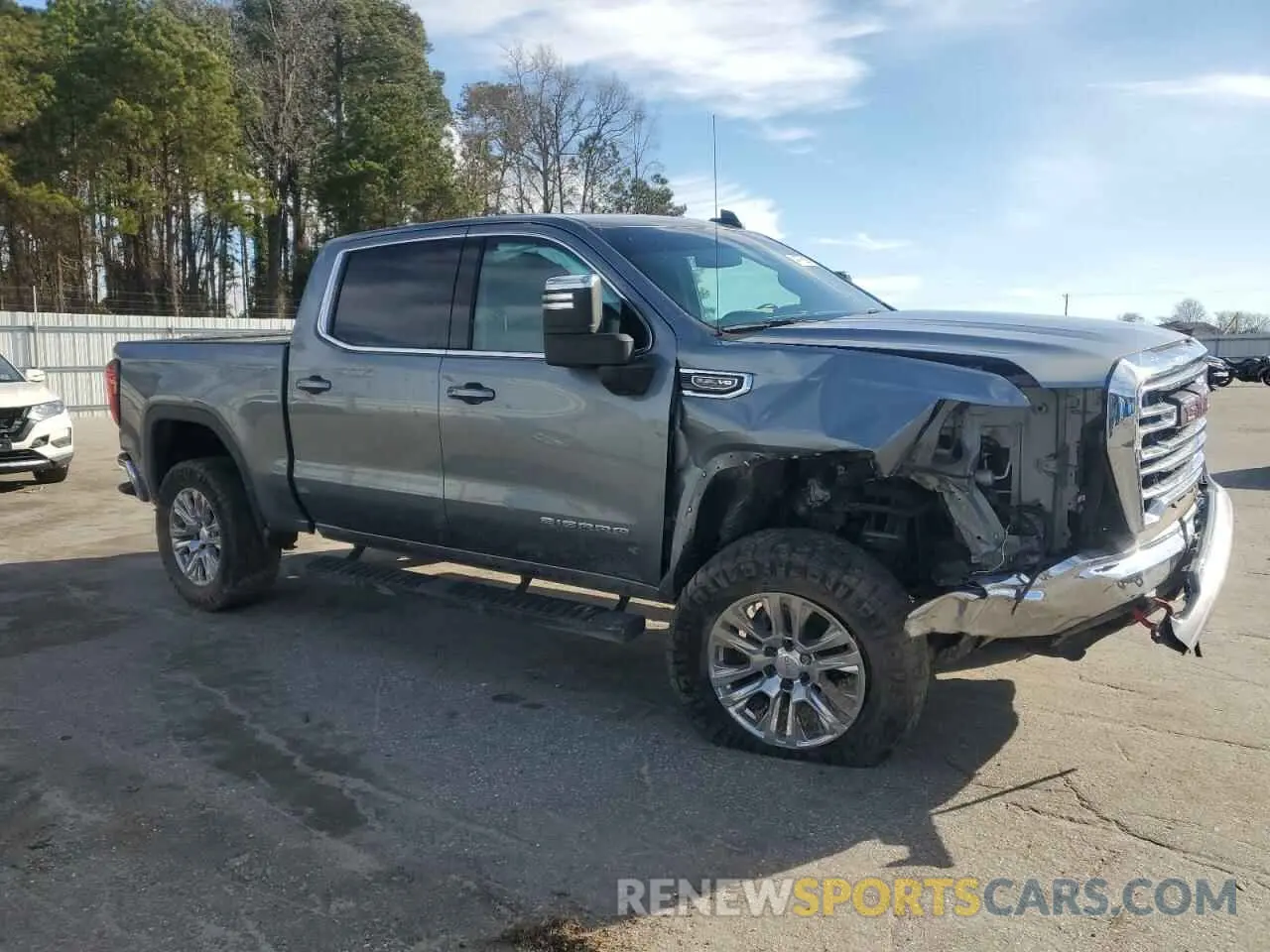 4 fotografías del automóvil dañado 3GTP8BED6LG346357 GMC SIERRA 2020