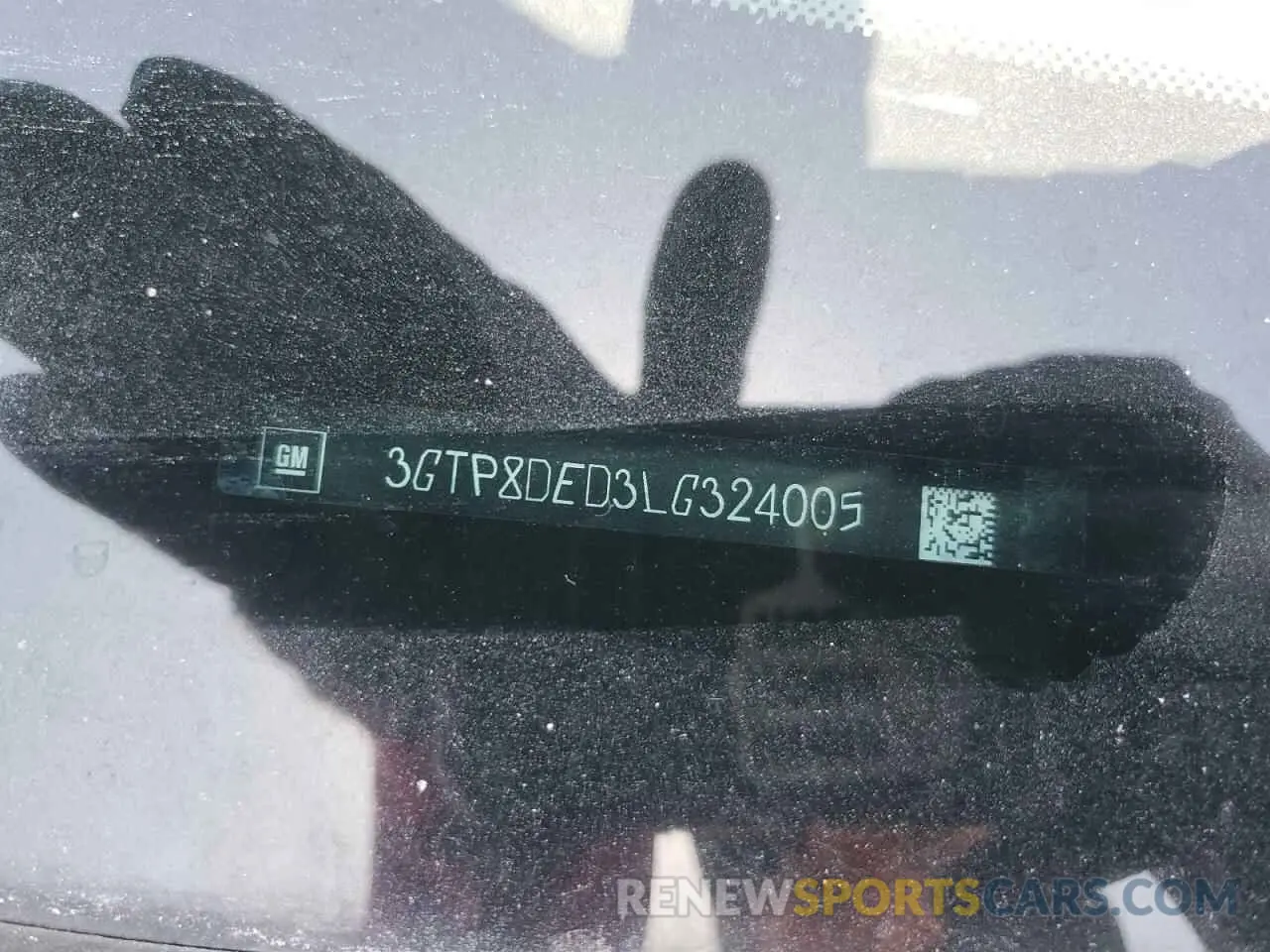 14 fotografías del automóvil dañado 3GTP8DED3LG324005 GMC SIERRA 2020