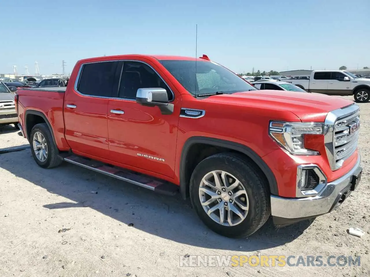 4 fotografías del automóvil dañado 3GTP8DED3LG324005 GMC SIERRA 2020