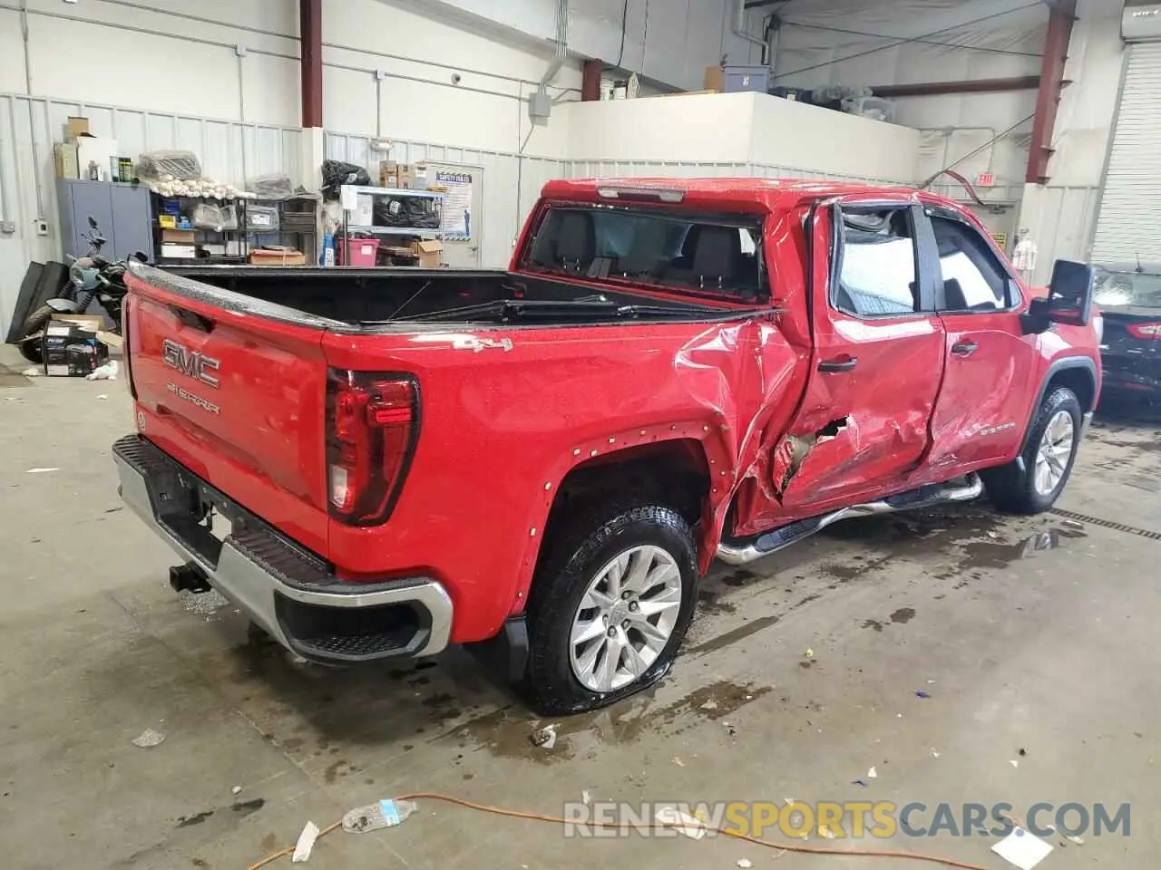 3 fotografías del automóvil dañado 3GTU9AEF8LG216205 GMC SIERRA 2020