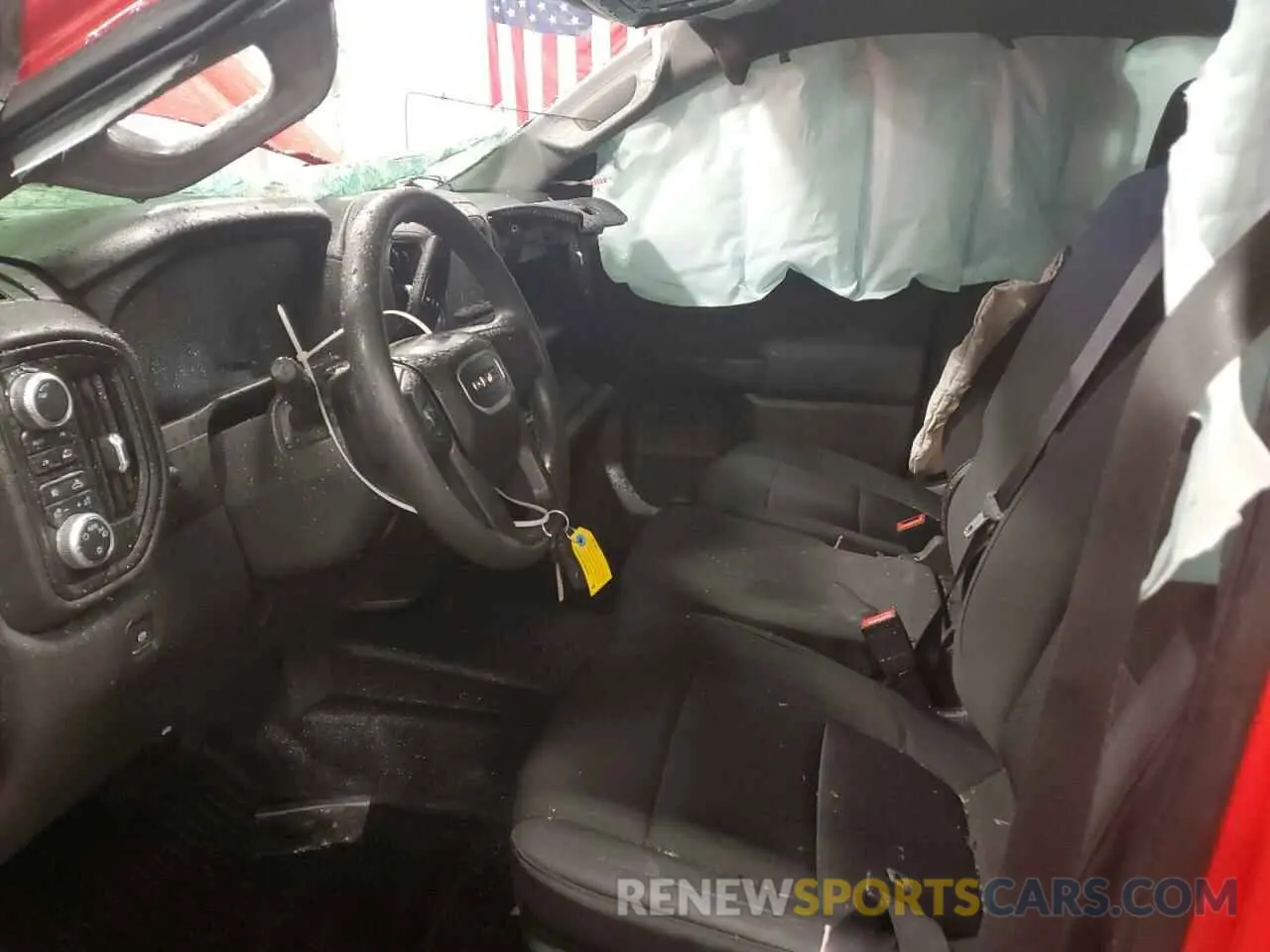 7 fotografías del automóvil dañado 3GTU9AEF8LG216205 GMC SIERRA 2020