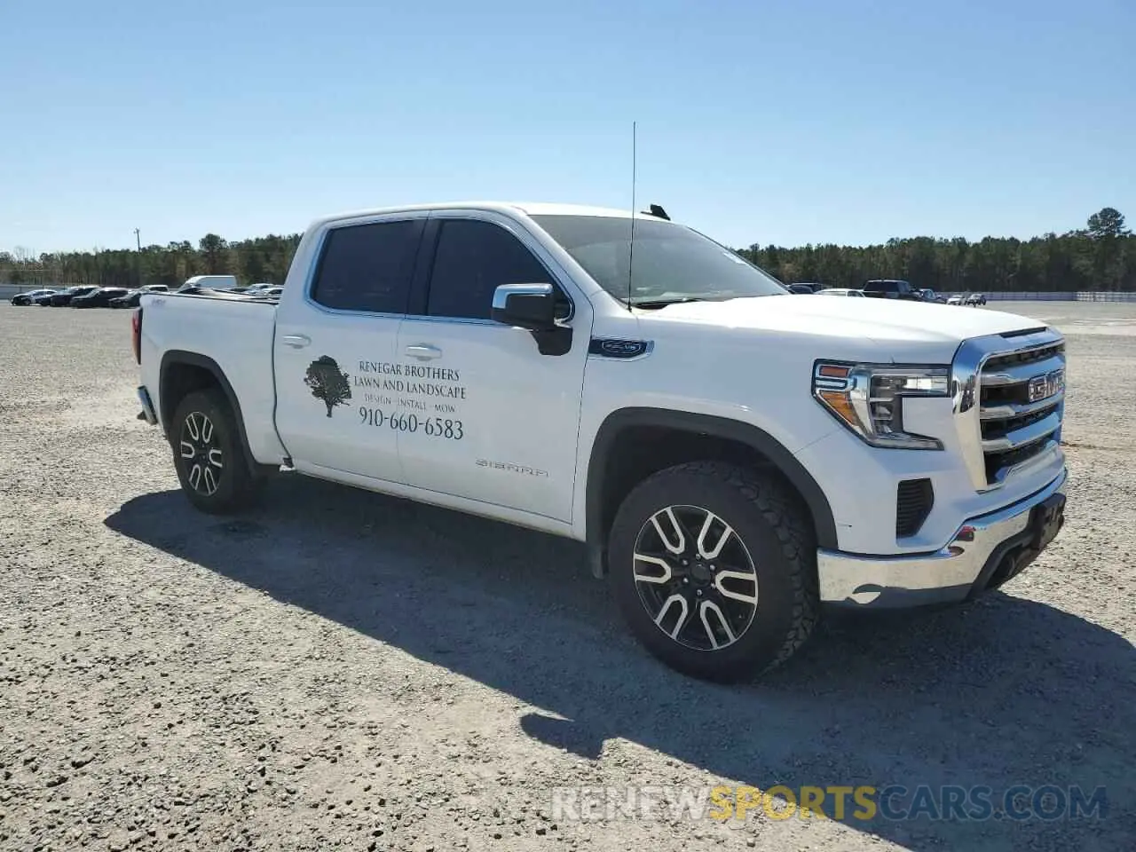 4 fotografías del automóvil dañado 3GTU9BED6LG130671 GMC SIERRA 2020