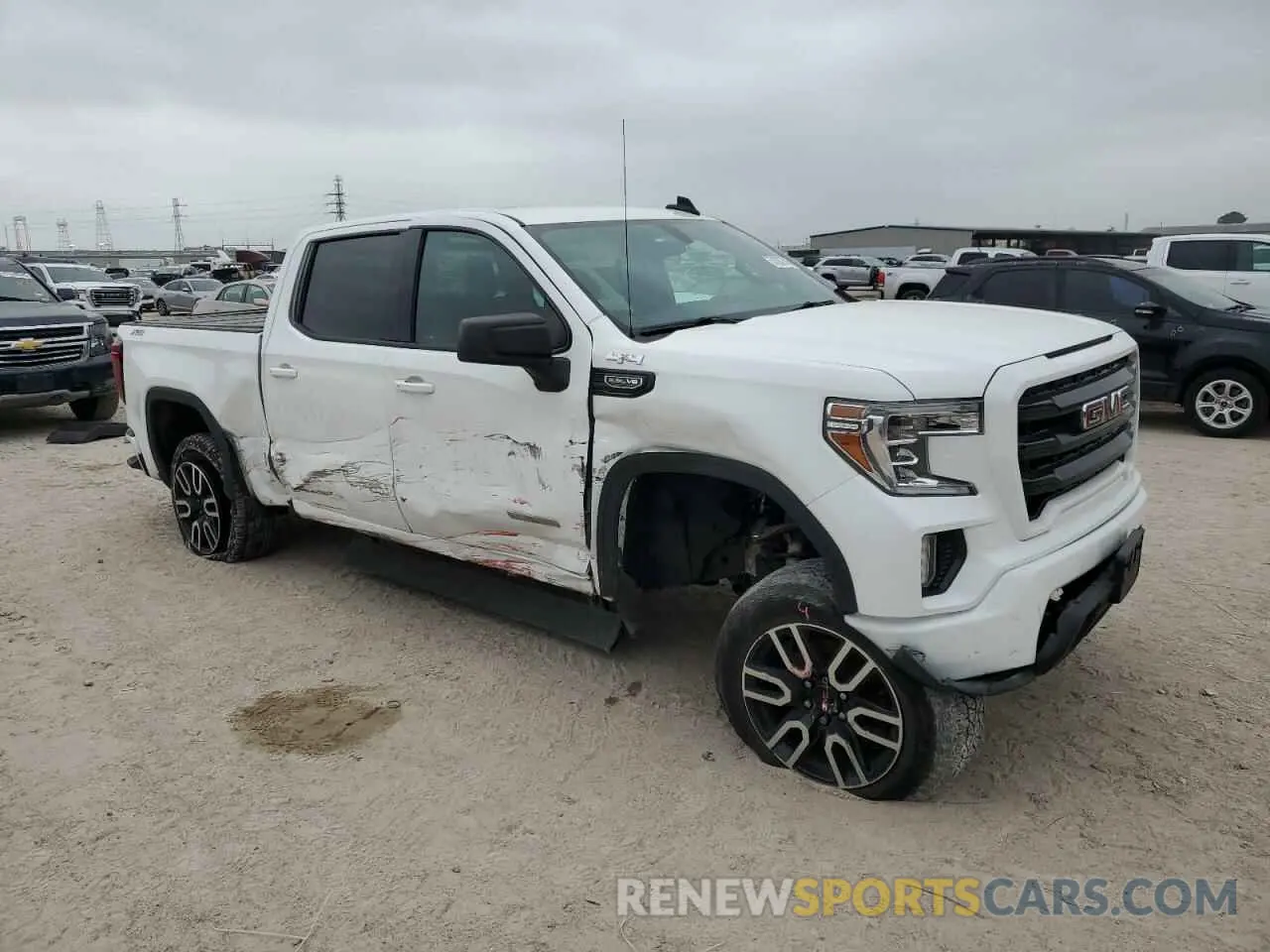 4 fotografías del automóvil dañado 3GTU9CED2LG145870 GMC SIERRA 2020