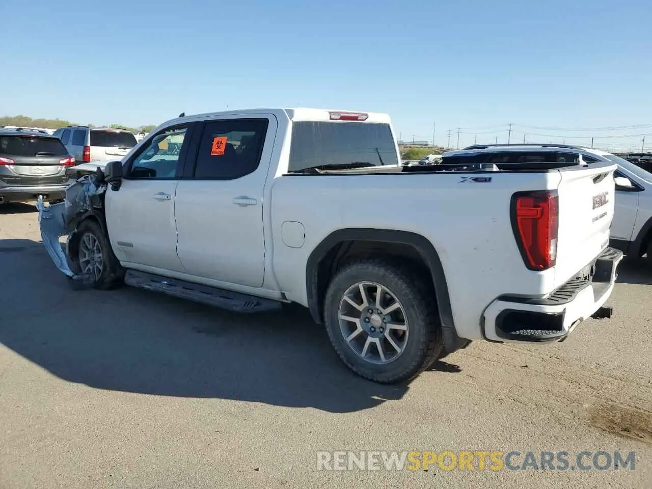 2 fotografías del automóvil dañado 3GTU9CED7LG167637 GMC SIERRA 2020