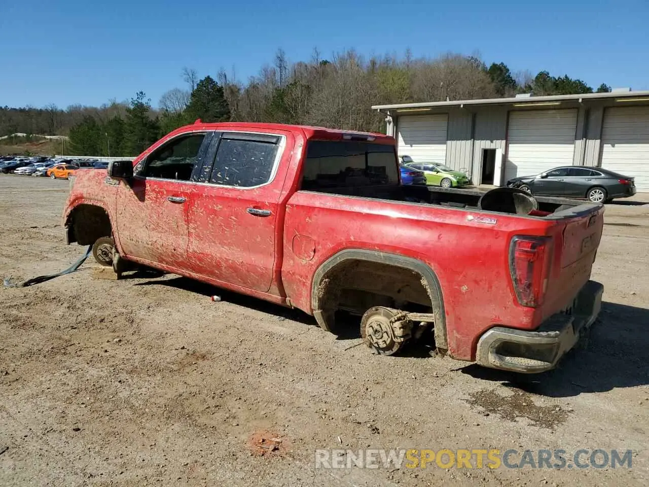 2 fotografías del automóvil dañado 3GTU9DEL7LG123764 GMC SIERRA 2020