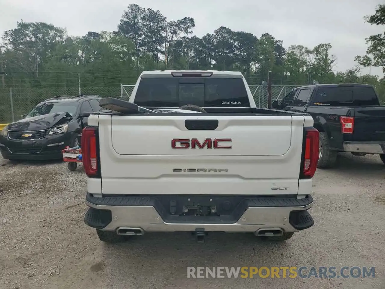 6 fotografías del automóvil dañado 3GTU9DETXLG278759 GMC SIERRA 2020