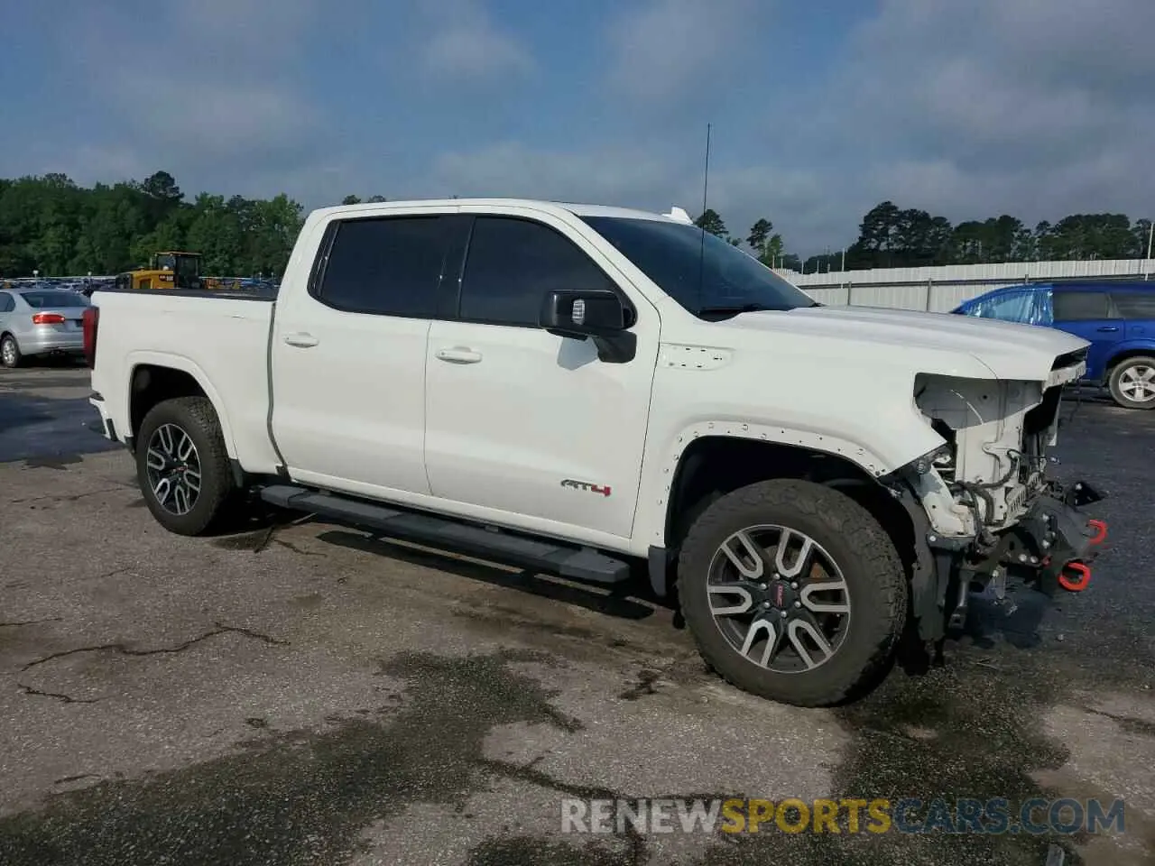 4 fotografías del automóvil dañado 3GTU9EET2LG240612 GMC SIERRA 2020