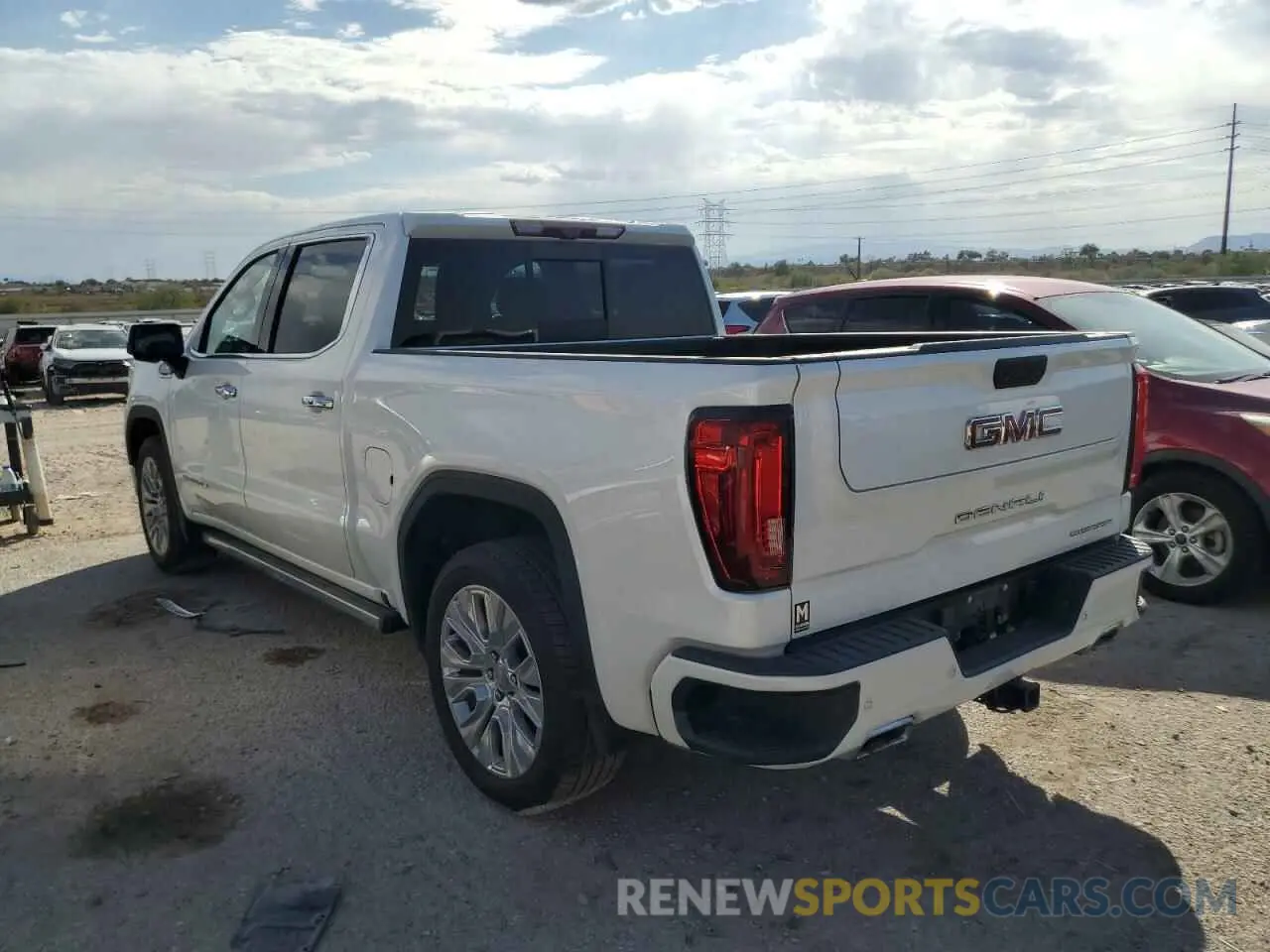 2 fotografías del automóvil dañado 3GTU9FEL4LG394616 GMC SIERRA 2020