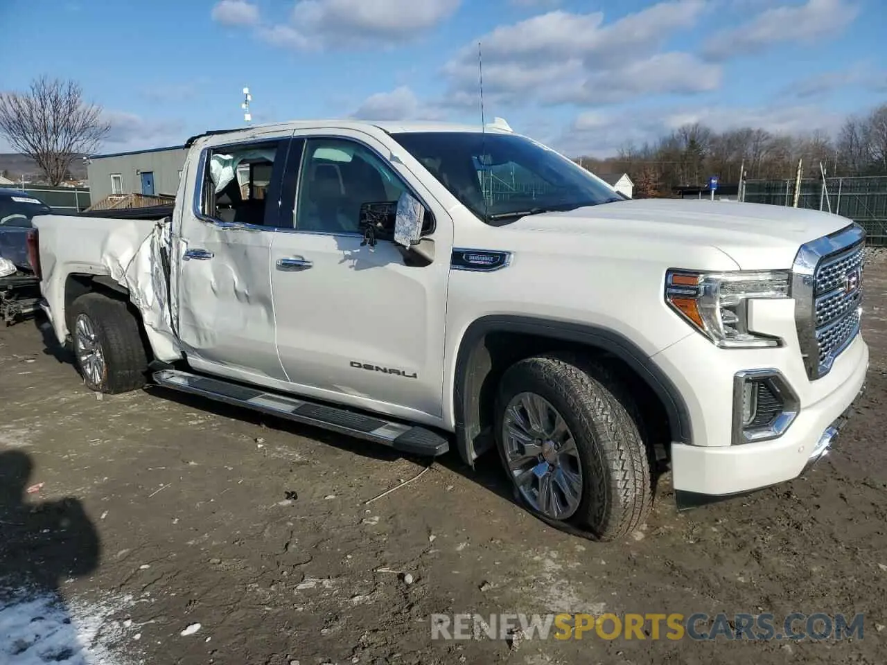 4 fotografías del automóvil dañado 3GTU9FETXLG408695 GMC SIERRA 2020
