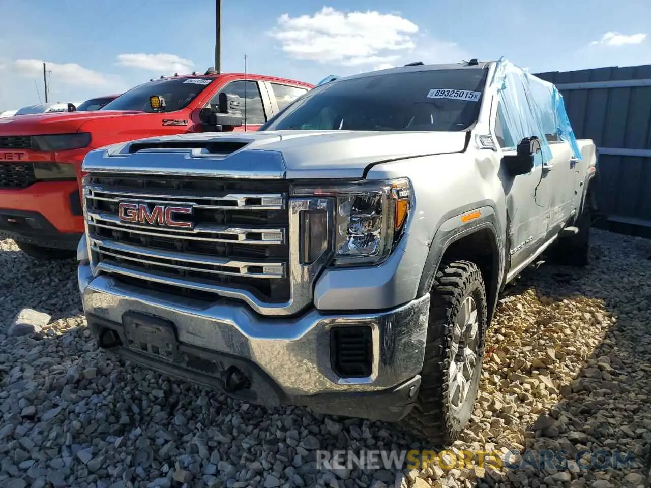 1 fotografías del automóvil dañado 1GT19MEY5MF101229 GMC SIERRA 2021
