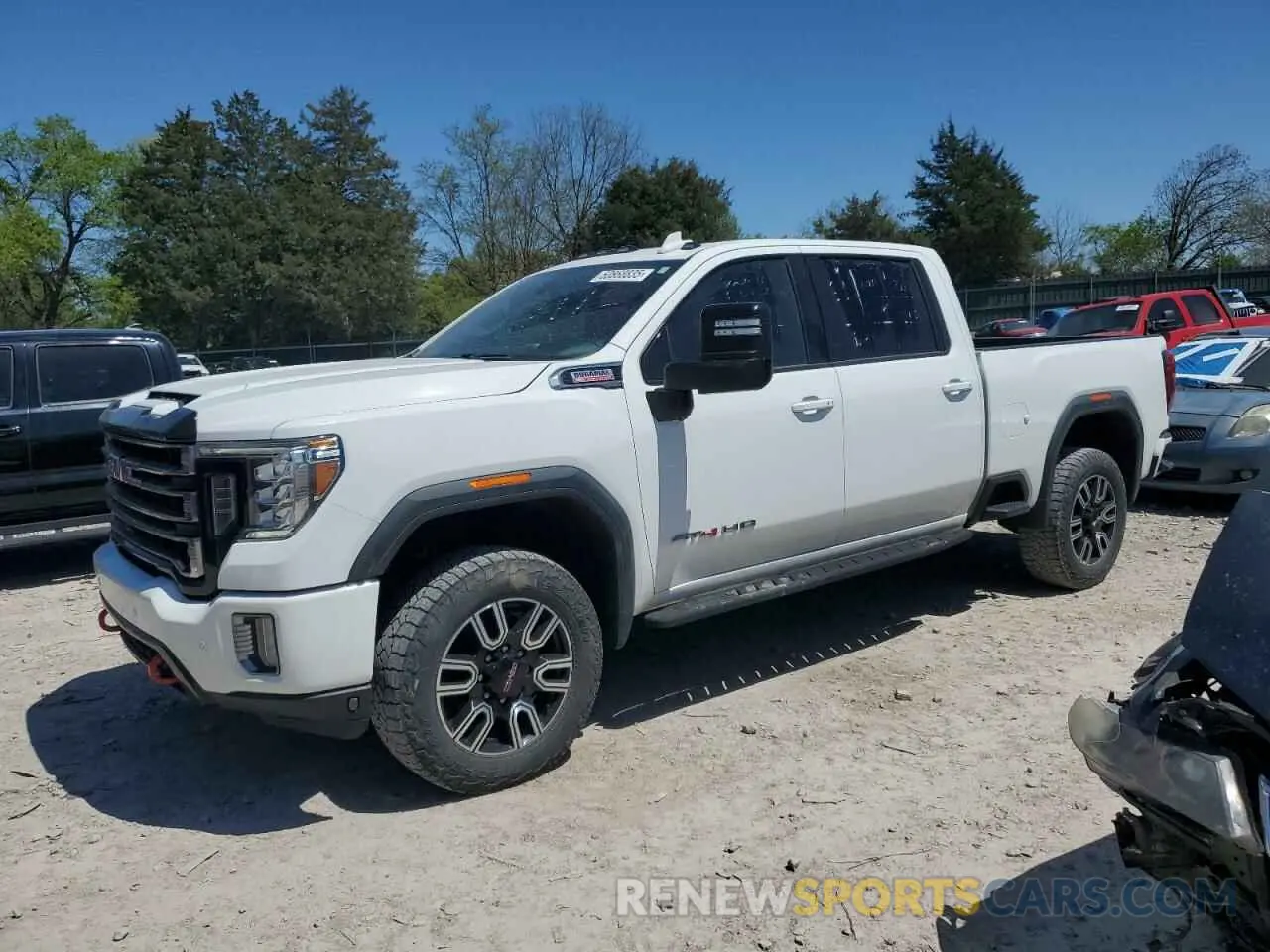 1 fotografías del automóvil dañado 1GT49PEY0MF103260 GMC SIERRA 2021