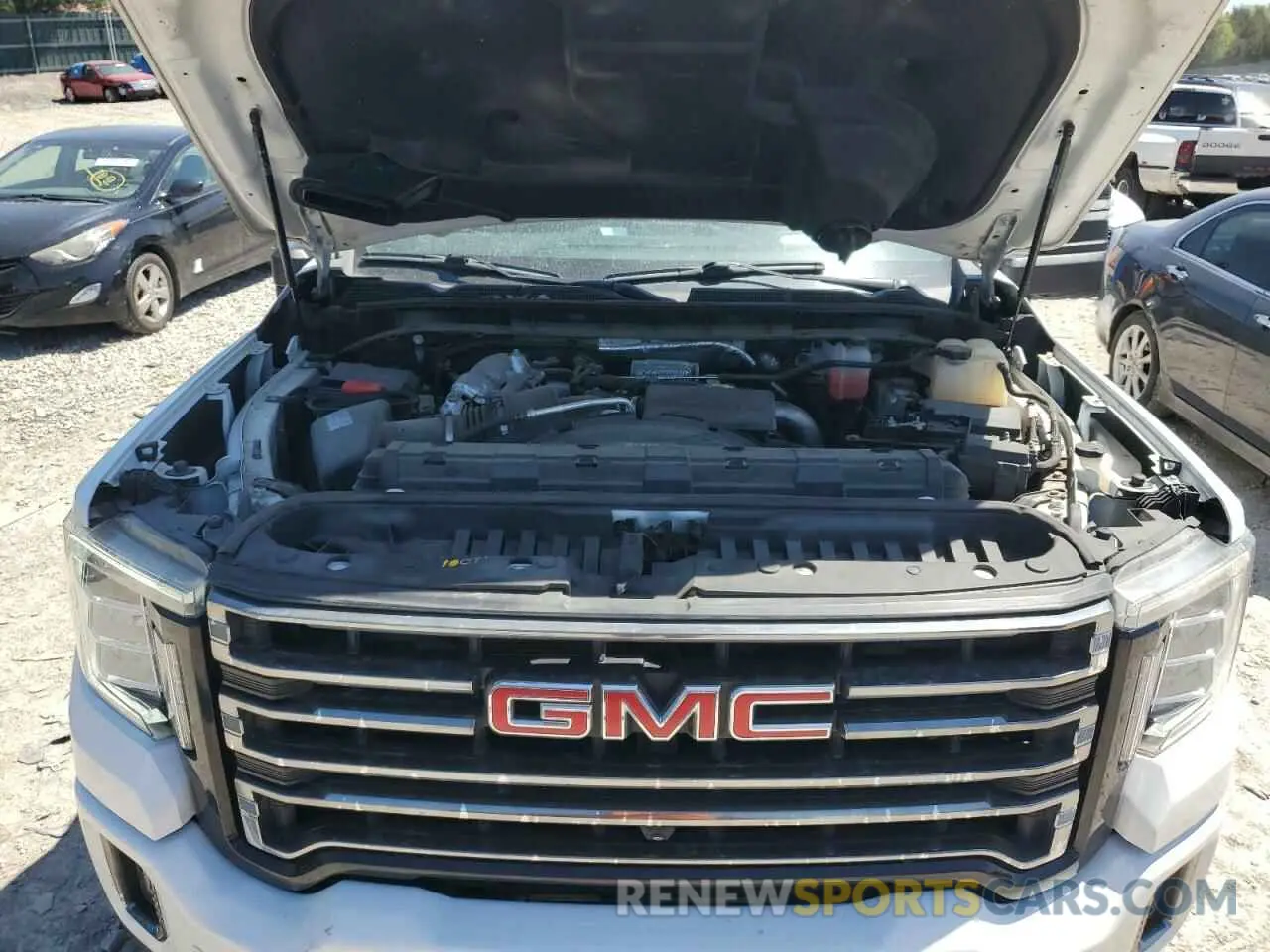 11 fotografías del automóvil dañado 1GT49PEY0MF103260 GMC SIERRA 2021