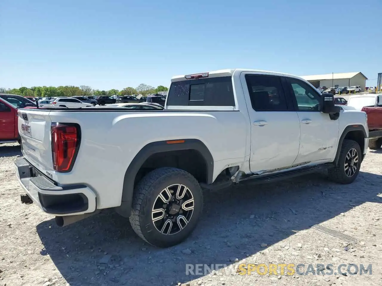 3 fotografías del automóvil dañado 1GT49PEY0MF103260 GMC SIERRA 2021