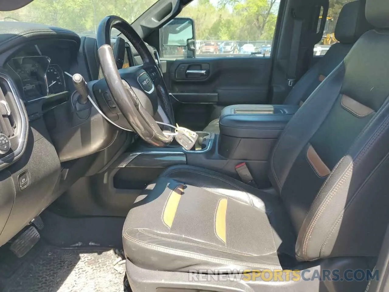 7 fotografías del automóvil dañado 1GT49PEY0MF103260 GMC SIERRA 2021