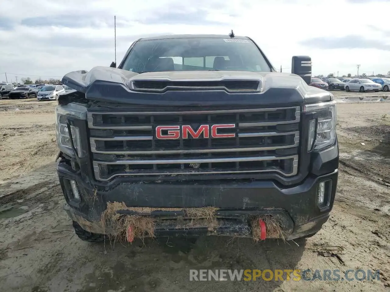 5 fotografías del automóvil dañado 1GT49PEY0MF193638 GMC SIERRA 2021