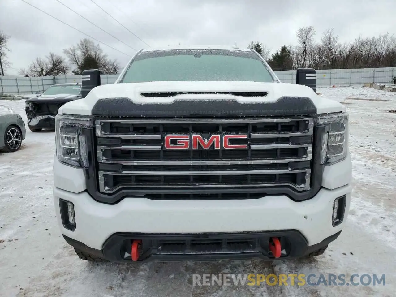5 fotografías del automóvil dañado 1GT49PEY6MF307495 GMC SIERRA 2021