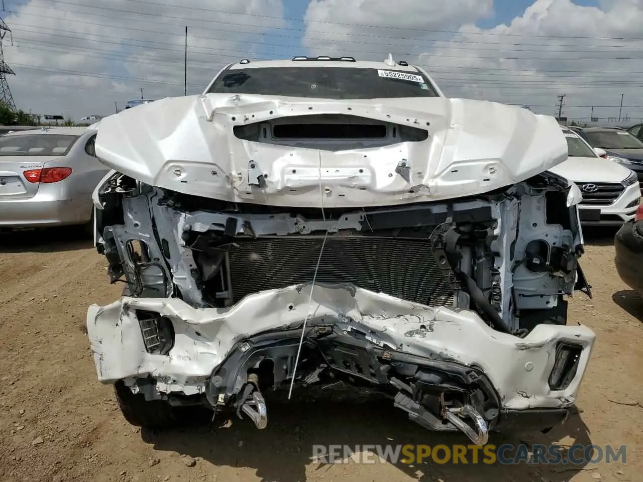 5 fotografías del automóvil dañado 1GT49RE77MF254681 GMC SIERRA 2021