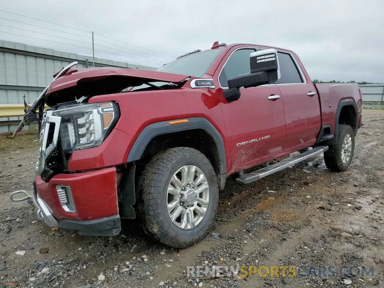 1 fotografías del automóvil dañado 1GT49RE78MF183927 GMC SIERRA 2021
