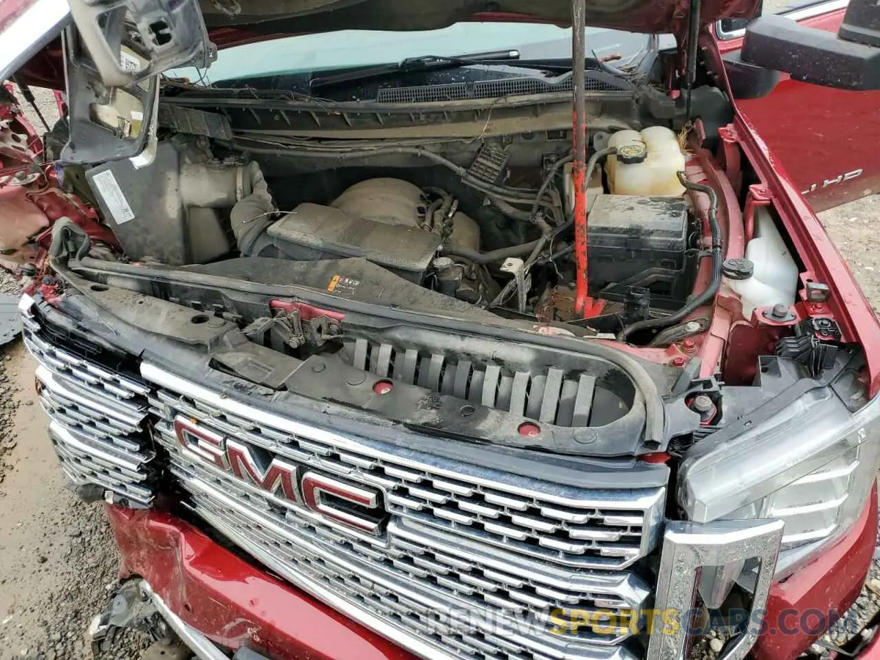 11 fotografías del automóvil dañado 1GT49RE78MF183927 GMC SIERRA 2021
