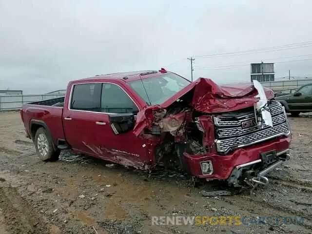 13 fotografías del automóvil dañado 1GT49RE78MF183927 GMC SIERRA 2021
