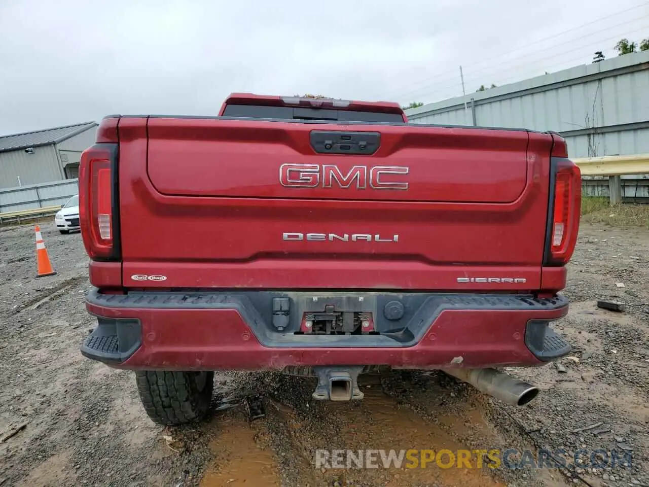 6 fotografías del automóvil dañado 1GT49RE78MF183927 GMC SIERRA 2021