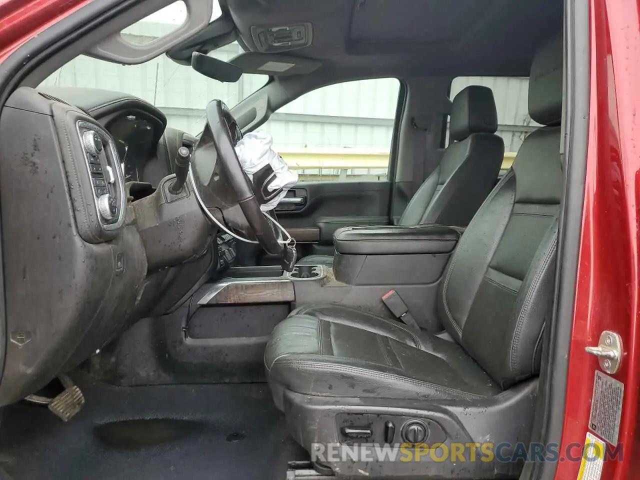 7 fotografías del automóvil dañado 1GT49RE78MF183927 GMC SIERRA 2021