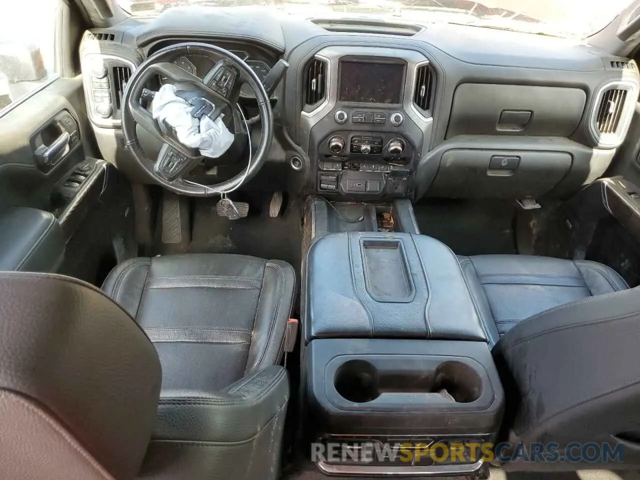8 fotografías del automóvil dañado 1GT49RE78MF183927 GMC SIERRA 2021