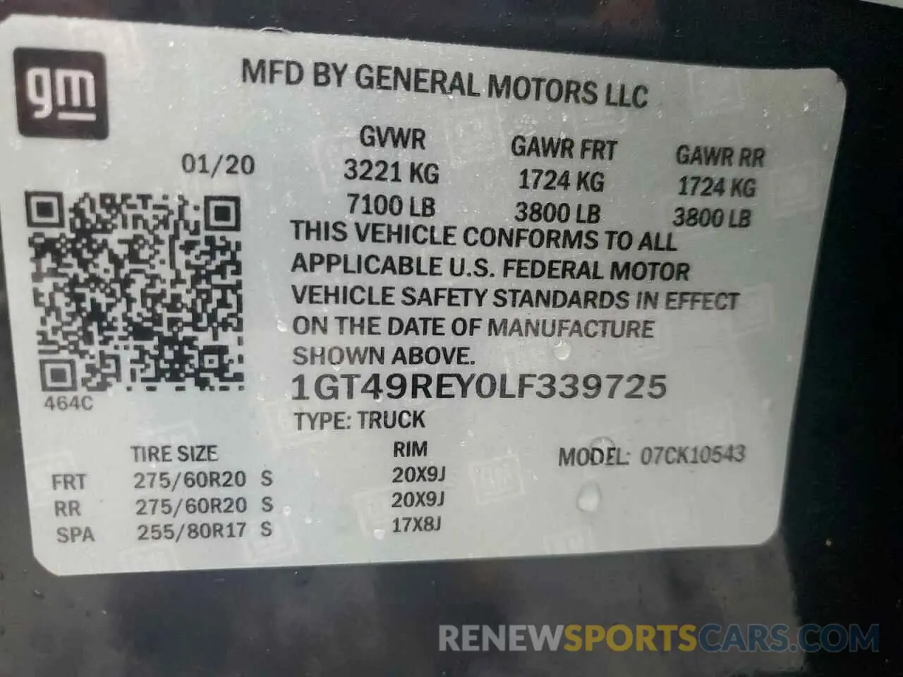 12 fotografías del automóvil dañado 1GT49REY2MF125336 GMC SIERRA 2021