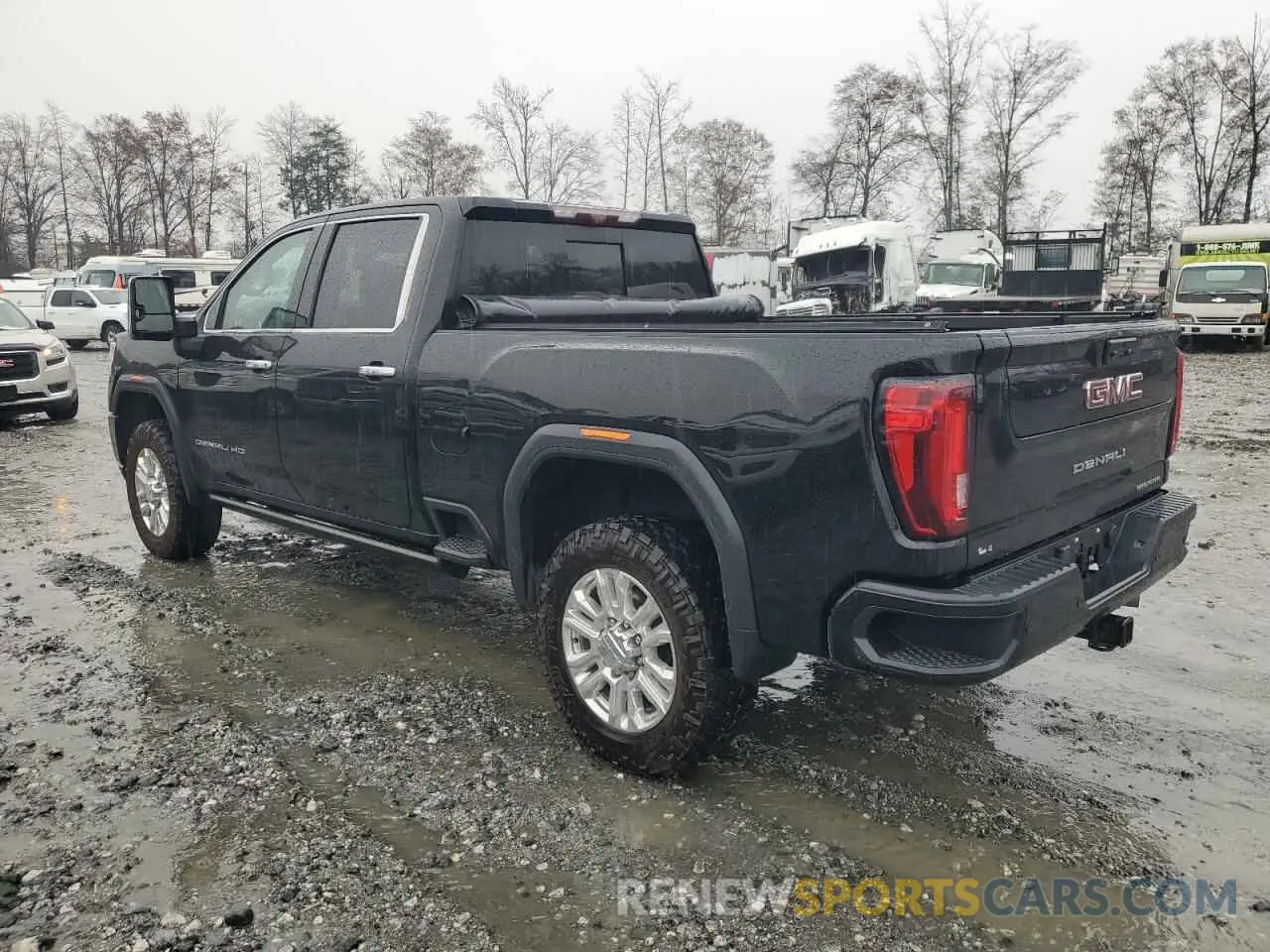 2 fotografías del automóvil dañado 1GT49REY2MF125336 GMC SIERRA 2021