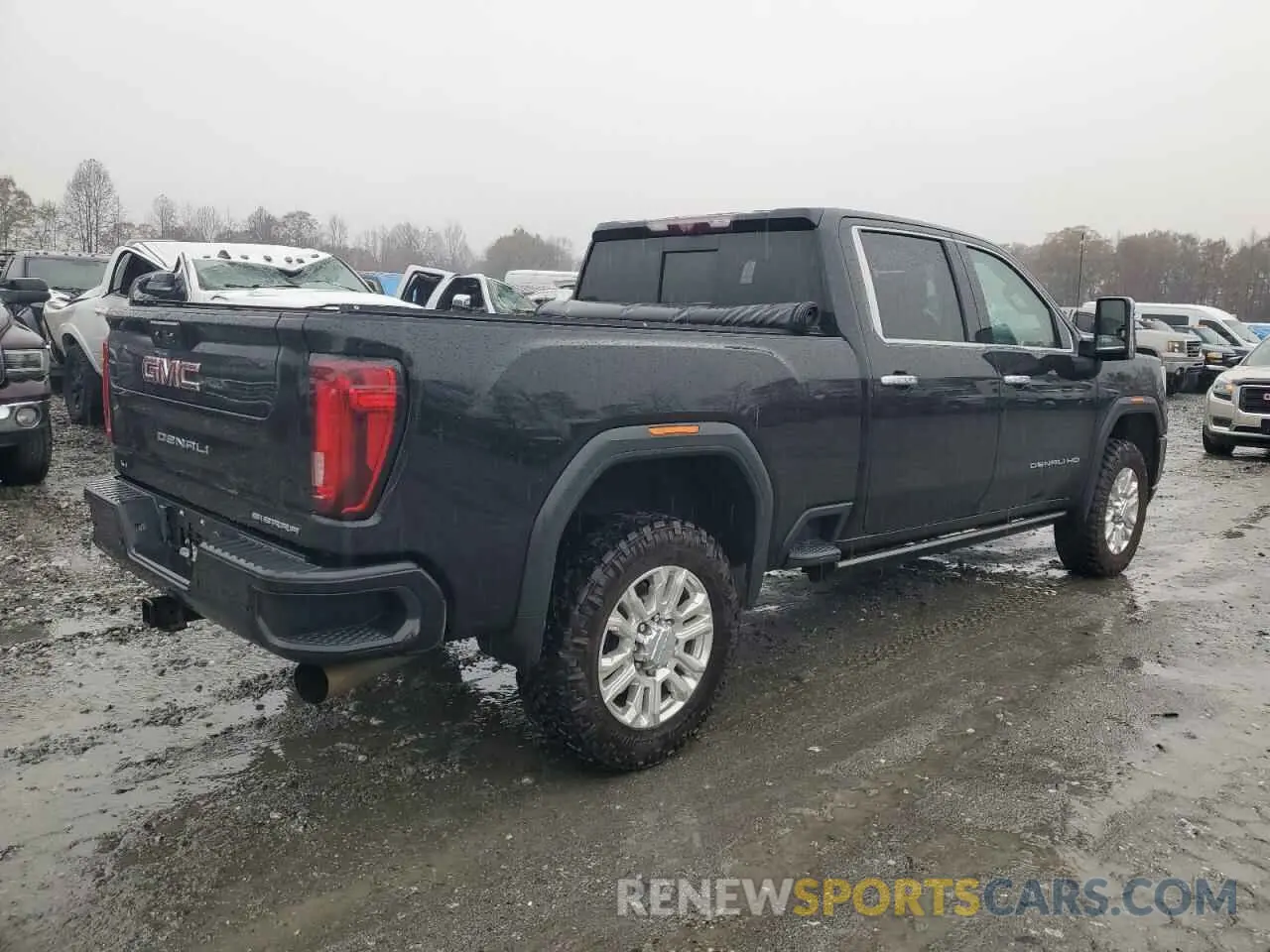 3 fotografías del automóvil dañado 1GT49REY2MF125336 GMC SIERRA 2021