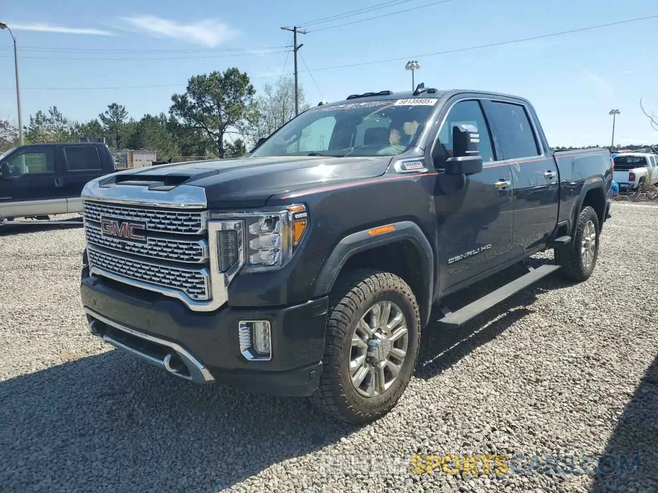 2 fotografías del automóvil dañado 1GT49REY2MF154433 GMC SIERRA 2021
