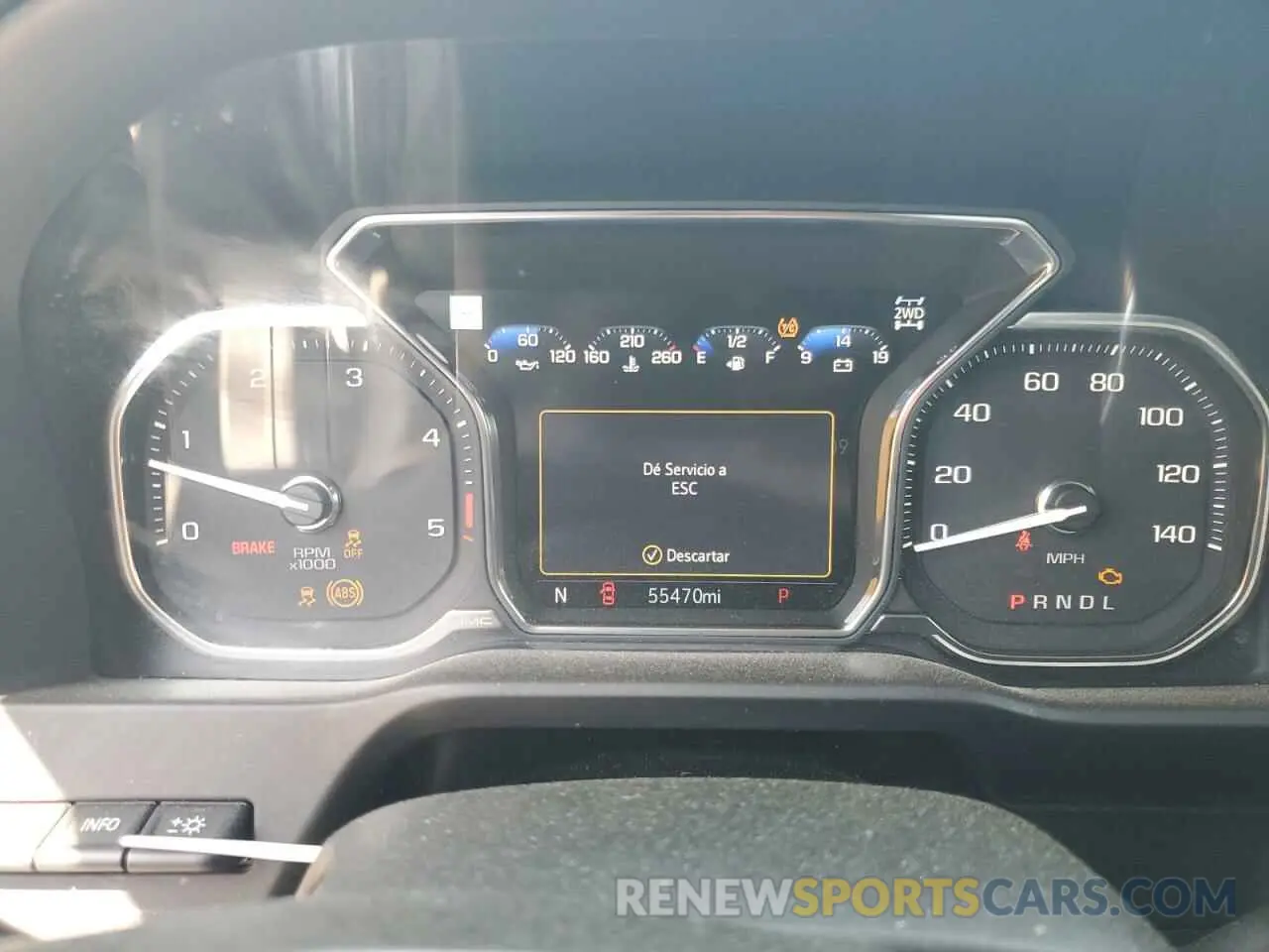 8 fotografías del automóvil dañado 1GT49REY2MF154433 GMC SIERRA 2021