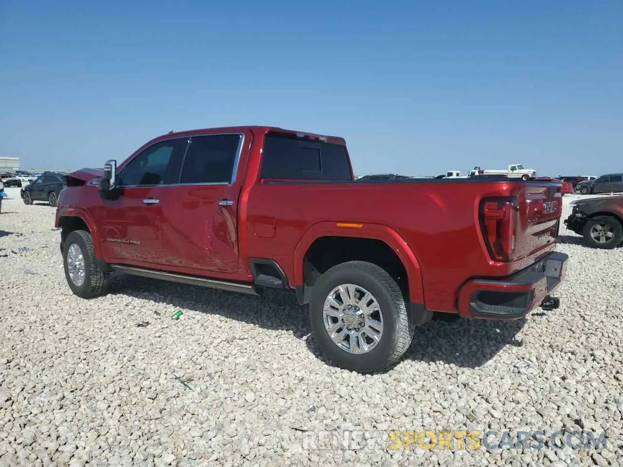 2 fotografías del automóvil dañado 1GT49REY5MF313266 GMC SIERRA 2021