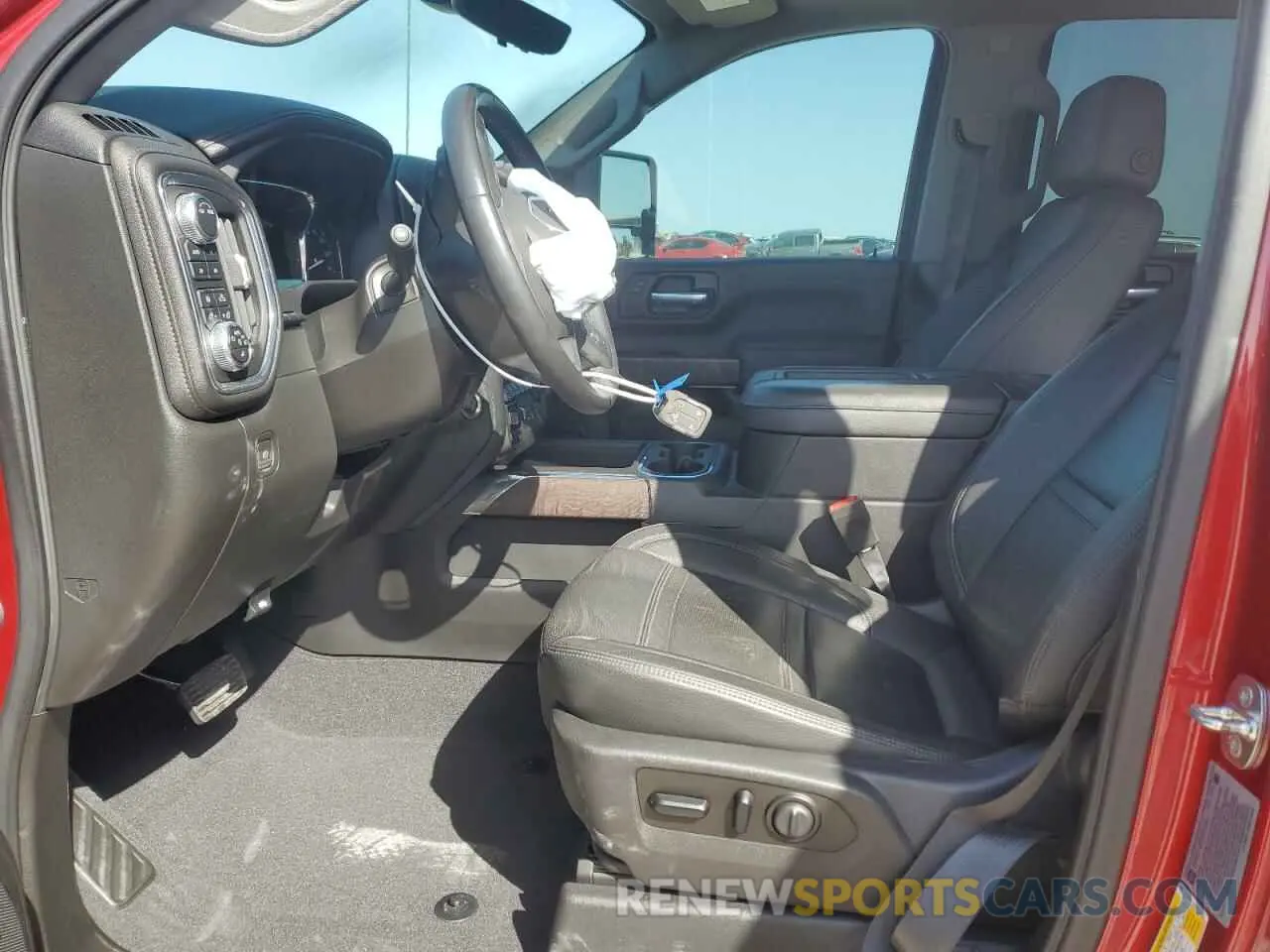 7 fotografías del automóvil dañado 1GT49REY5MF313266 GMC SIERRA 2021