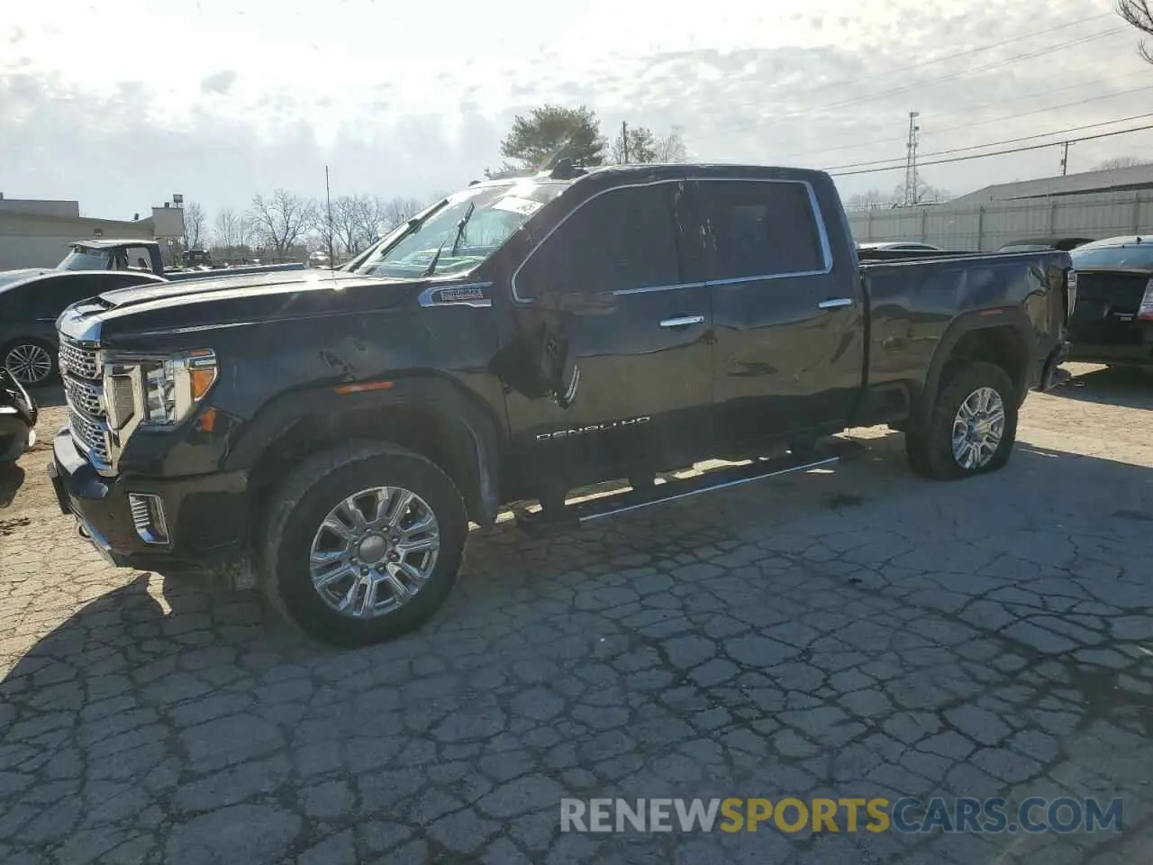 1 fotografías del automóvil dañado 1GT49REY8MF122313 GMC SIERRA 2021