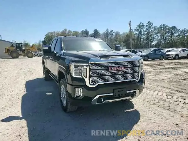 13 fotografías del automóvil dañado 1GT49REY8MF257596 GMC SIERRA 2021