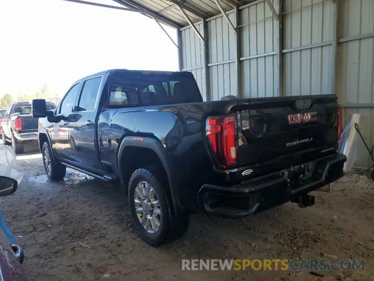 2 fotografías del automóvil dañado 1GT49REY8MF257596 GMC SIERRA 2021