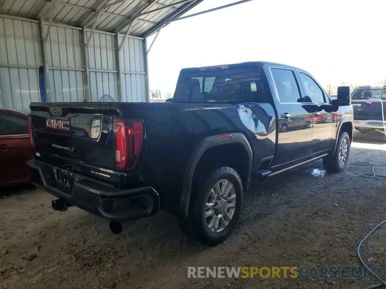 3 fotografías del automóvil dañado 1GT49REY8MF257596 GMC SIERRA 2021
