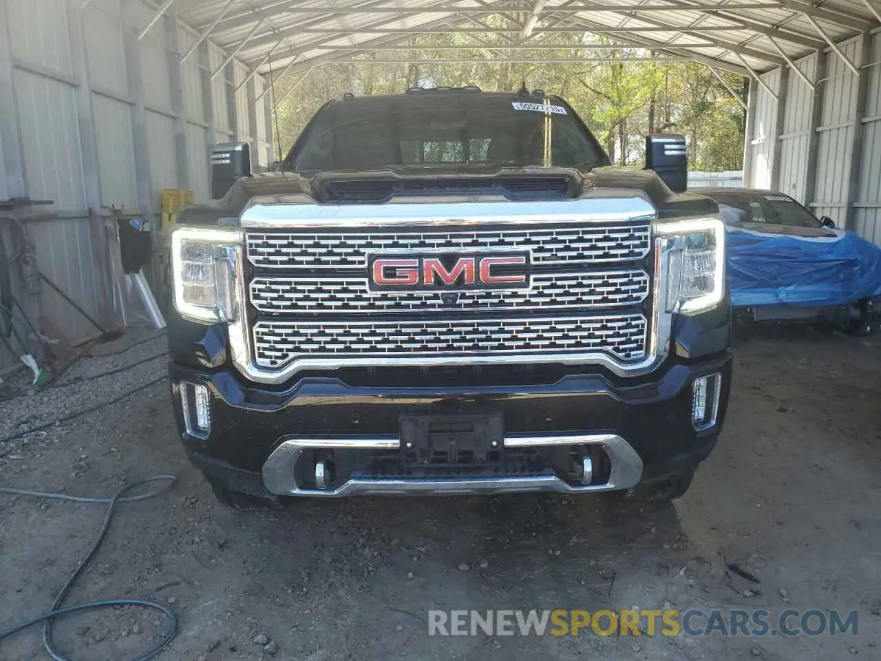 5 fotografías del automóvil dañado 1GT49REY8MF257596 GMC SIERRA 2021
