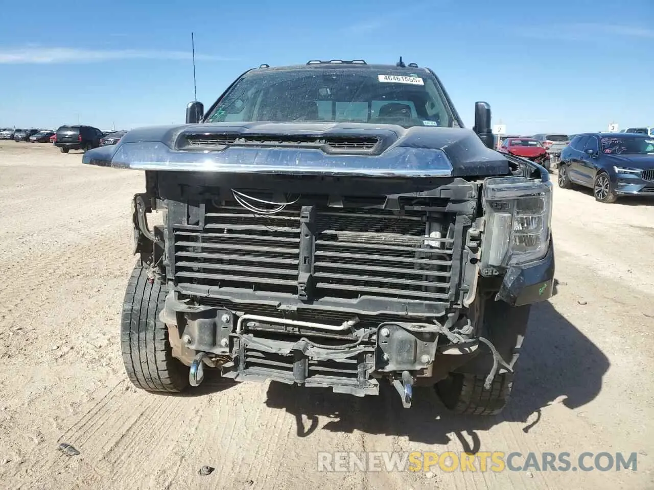 5 fotografías del automóvil dañado 1GT49REY9MF303730 GMC SIERRA 2021