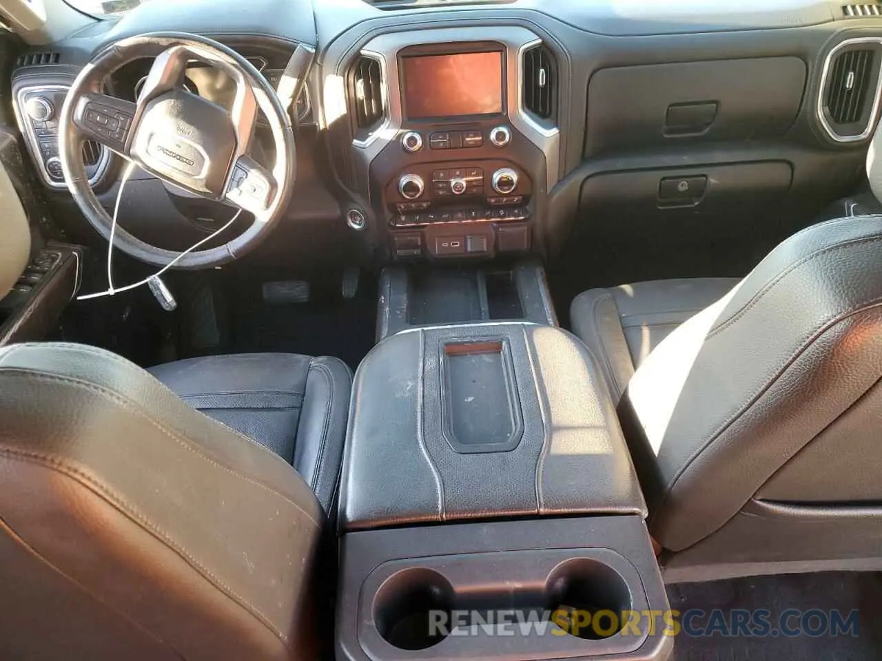 8 fotografías del automóvil dañado 1GT49REYXMF267854 GMC SIERRA 2021