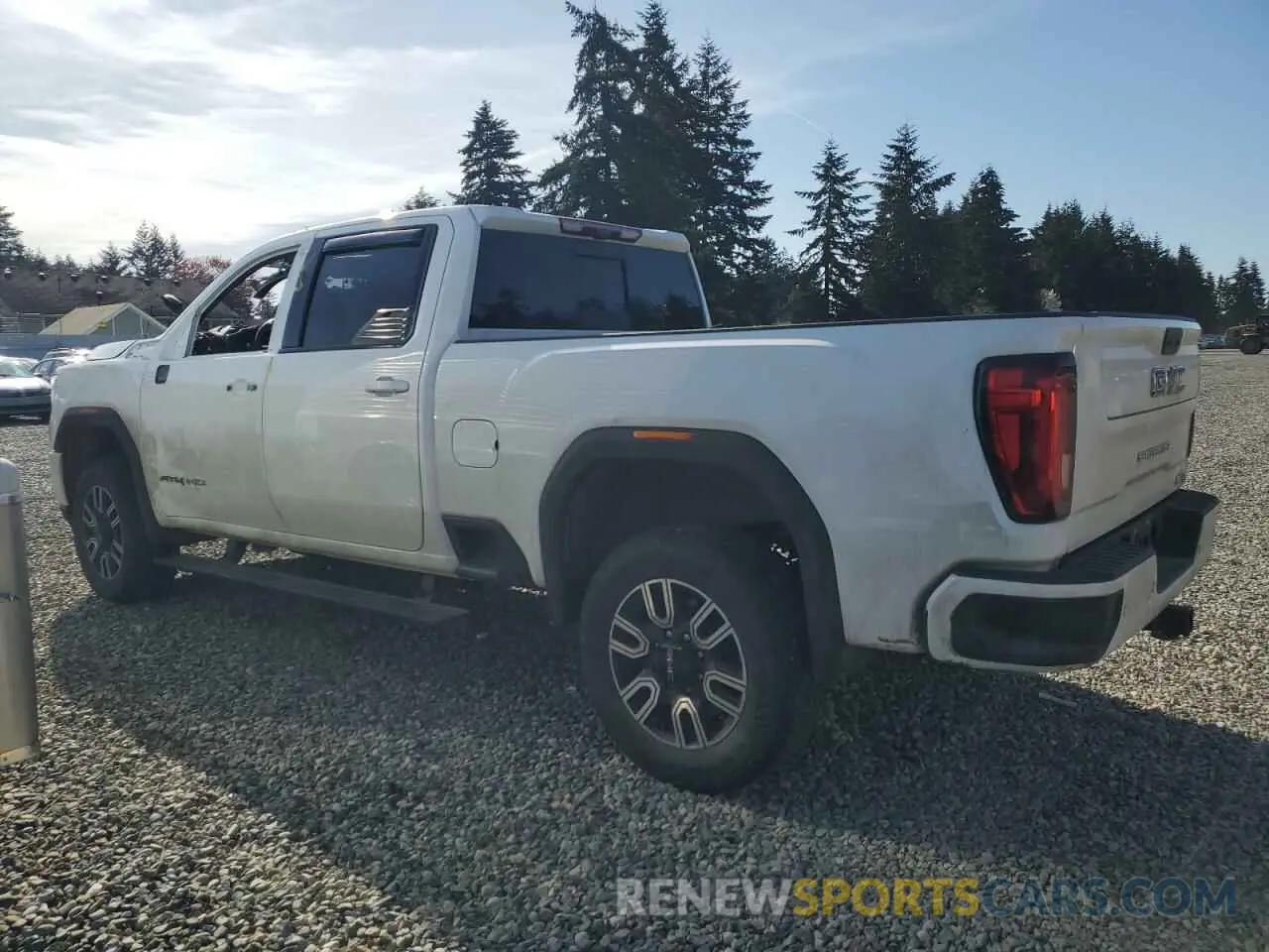 2 fotografías del automóvil dañado 1GT49VEY9MF263044 GMC SIERRA 2021