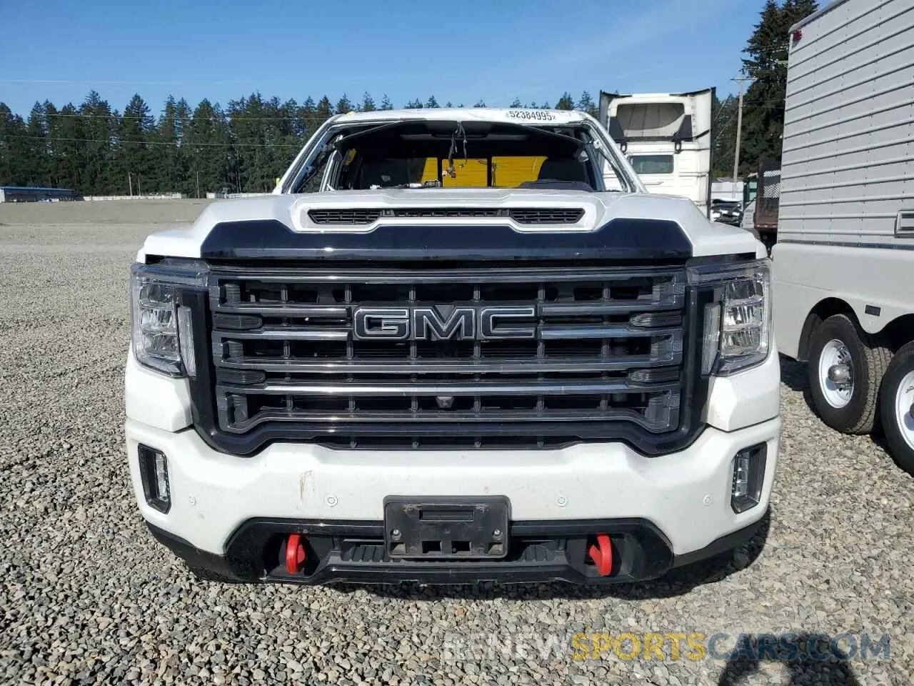 5 fotografías del automóvil dañado 1GT49VEY9MF263044 GMC SIERRA 2021