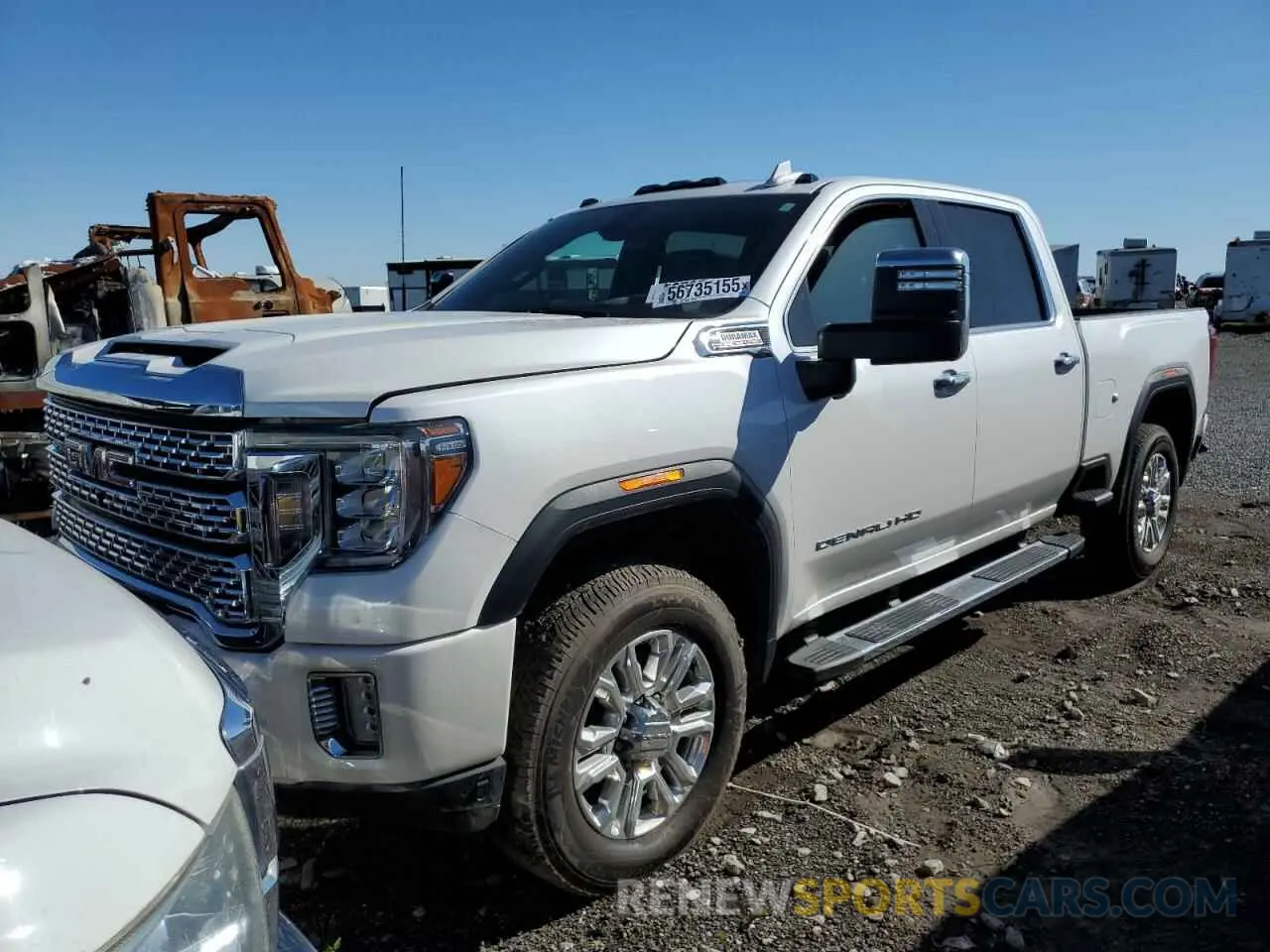 1 fotografías del automóvil dañado 1GT49WEY5MF181544 GMC SIERRA 2021
